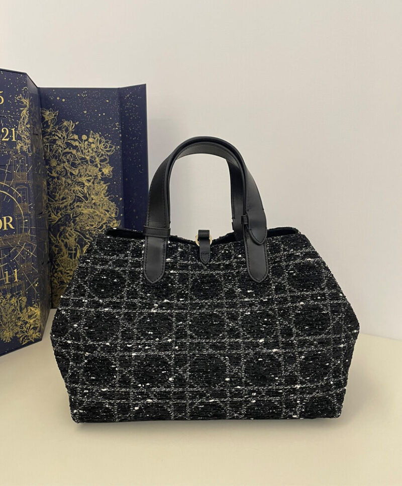 Christian Dior Medium Dior Toujours Bag Black